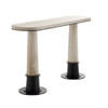 Arteriors - 4662 - Console - Kamile - Smoke Oak