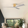 Matthews Fan Company - IR3H-LM-BW-72 - 72"Ceiling Fan - Irene-3H - Light Maple