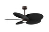 Matthews Fan Company - AKTPLK-TB-BK - 48"Ceiling Fan - Alessandra TROPICAL - LK - Textured Bronze