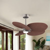 Matthews Fan Company - AKTPLK-BN-WN - 48"Ceiling Fan - Alessandra TROPICAL - LK - Brushed Nickel