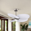 Matthews Fan Company - AKTPLK-BN-MWH - 48"Ceiling Fan - Alessandra TROPICAL - LK - Brushed Nickel