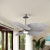 Matthews Fan Company - AKTPLK-BN-BW - 48"Ceiling Fan - Alessandra TROPICAL - LK - Brushed Nickel