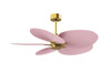 Matthews Fan Company - AKTP-BRBR-PI - 48"Ceiling Fan - Alessandra TROPICAL - Brushed Brass