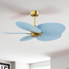 Matthews Fan Company - AKTP-BRBR-BL - 48"Ceiling Fan - Alessandra TROPICAL - Brushed Brass