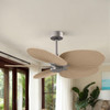 Matthews Fan Company - AKTP-BN-LM - 48"Ceiling Fan - Alessandra TROPICAL - Brushed Nickel