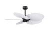 Matthews Fan Company - AKTP-BK-MWH - 48"Ceiling Fan - Alessandra TROPICAL - Matte Black