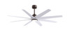 Matthews Fan Company - ANLK-TB-MWH-64 - 64"Ceiling Fan - Ariella-LK - Textured Bronze