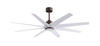 Matthews Fan Company - ANLK-TB-MWH-64 - 64"Ceiling Fan - Ariella-LK - Textured Bronze