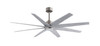 Matthews Fan Company - ANLK-BN-BW-64 - 64"Ceiling Fan - Ariella-LK - Brushed Nickel
