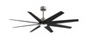 Matthews Fan Company - ANLK-BN-BK-64 - 64"Ceiling Fan - Ariella-LK - Brushed Nickel