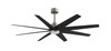 Matthews Fan Company - ANLK-BN-BK-64 - 64"Ceiling Fan - Ariella-LK - Brushed Nickel
