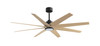 Matthews Fan Company - ANLK-BK-LM-64 - 64"Ceiling Fan - Ariella-LK - Matte Black