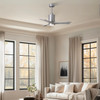 Matthews Fan Company - PA3-BN-BW-42 - 42"Ceiling Fan - Patricia - Brushed Nickel
