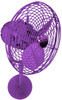 Matthews Fan Company - MP-LTPURPLE-MTL - 19"Wall Fan - Michelle Parede - Ametista