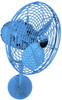 Matthews Fan Company - MP-LTBLUE-MTL - 19"Wall Fan - Michelle Parede - Agua Marinha