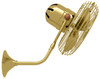 Matthews Fan Company - MP-BRBR-MTL - 19"Wall Fan - Michelle Parede - Brushed Brass