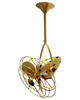 Matthews Fan Company - JD-BRBR-MTL - 16"Ceiling Fan - Jarold Direcional - Brushed Brass