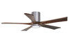 Matthews Fan Company - IR5HLK-BP-WA-52 - 52"Ceiling Fan - Irene-5HLK - Brushed Pewter
