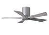 Matthews Fan Company - IR5HLK-BN-BW-42 - 42"Ceiling Fan - Irene-5HLK - Brushed Nickel