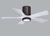 Matthews Fan Company - IR5HLK-BB-MWH-42 - 42"Ceiling Fan - Irene-5HLK - Brushed Bronze