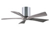 Matthews Fan Company - IR5H-CR-BW-42 - 42"Ceiling Fan - Irene-5H - Polished Chrome
