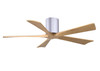 Matthews Fan Company - IR5H-BN-LM-52 - 52"Ceiling Fan - Irene-5H - Brushed Nickel