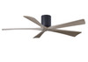 Matthews Fan Company - IR5H-BK-GA-60 - 60"Ceiling Fan - Irene-5H - Matte Black