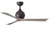 Matthews Fan Company - IR3-TB-GA-52 - 52"Ceiling Fan - Irene-3 - Textured Bronze