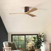 Matthews Fan Company - IR3H-WN-LM-52 - 52"Ceiling Fan - Irene-3H - Walnut