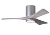 Matthews Fan Company - IR3HLK-BN-BW-42 - 42"Ceiling Fan - Irene-3HLK - Brushed Nickel