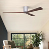 Matthews Fan Company - IR3H-BN-WA-72 - 72"Ceiling Fan - Irene-3H - Brushed Nickel
