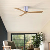Matthews Fan Company - IR3H-BN-LM-52 - 52"Ceiling Fan - Irene-3H - Brushed Nickel
