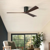 Matthews Fan Company - IR3H-BK-WA-60 - 60"Ceiling Fan - Irene-3H - Matte Black