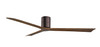 Matthews Fan Company - IR3H-BB-WA-72 - 72"Ceiling Fan - Irene-3H - Brushed Bronze