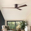 Matthews Fan Company - IR3H-BB-WA-72 - 72"Ceiling Fan - Irene-3H - Brushed Bronze