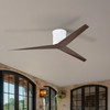 Matthews Fan Company - EKH-WH-WN - 56"Ceiling Fan - Eliza - Gloss White