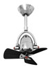 Matthews Fan Company - DI-CR-WDBK - 16"Ceiling Fan - Diane - Polished Chrome