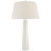 Visual Comfort Signature - CHA 8906WHT-NP - One Light Table Lamp - Fluted Spire - Plaster White