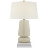 Visual Comfort Signature - CHA 8668ICO-PL - One Light Table Lamp - Parisienne - Coconut Porcelain