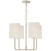 Visual Comfort Signature - BBL 5080CW-S - Four Light Chandelier - Go Lightly - China White
