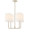 Visual Comfort Signature - BBL 5080CW-S - Four Light Chandelier - Go Lightly - China White