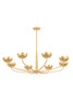 Troy Lighting - F2048-VGL - Eight Light Chandelier - Arcata - Vintage Gold Leaf