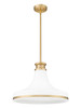 Z-Lite - 831P18-MGLD - One Light Pendant - Reznor - Modern Gold