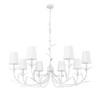 Z-Lite - 830-42TXWH - Eight Light Chandelier - Aslin - Textured White
