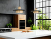 Z-Lite - 829P12-MB-MGLD-LED - LED Pendant - Ludo - Matte Black + Modern Gold