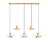 Z-Lite - 829P12-5L-MW-MGLD-LE - LED Linear Chandelier - Ludo - Matte White + Modern Gold