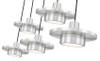 Z-Lite - 829P12-5L-BN-LED - LED Linear Chandelier - Ludo - Brushed Nickel