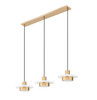 Z-Lite - 829P12-3L-MW-MGLD-LE - LED Linear Chandelier - Ludo - Matte White + Modern Gold