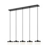 Z-Lite - 827P6-5L-MB-LED - LED Linear Chandelier - Renaud - Matte Black