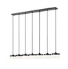 Z-Lite - 827P6-7L-MB-LED - LED Linear Chandelier - Renaud - Matte Black